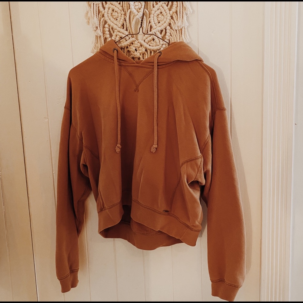 Cropped A&F hoodie